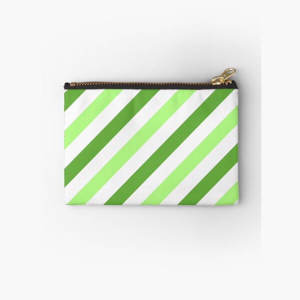 Item preview, GrassGreen-Diagonal-Tinted-White Two-Tone Diagonal Stripes designed and sold by ImageNugget.