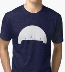 Bremen football stadium in the sunset Tri-blend T-Shirt