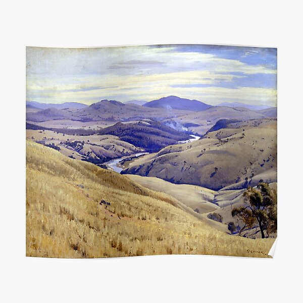 Elioth Gruner Weetangera, Canberra Poster