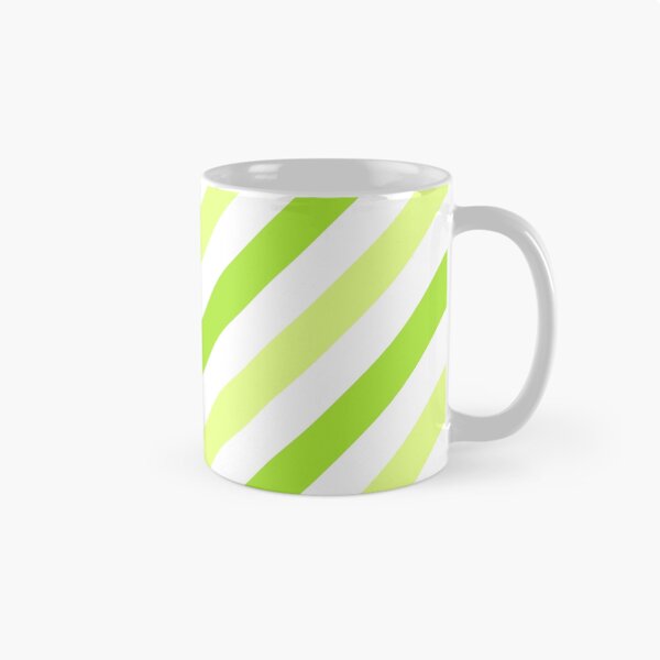 Item preview, LimeGreen-Diagonal-Tinted-White Two-Tone Diagonal Stripes designed and sold by ImageNugget.