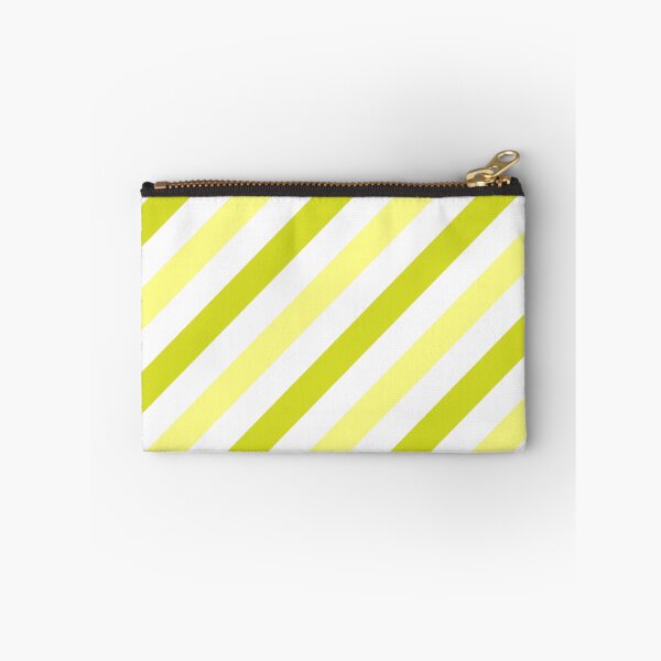 Item preview, Chartreuse-Diagonal-Tinted-White Two-Tone Diagonal Stripes designed and sold by ImageNugget.