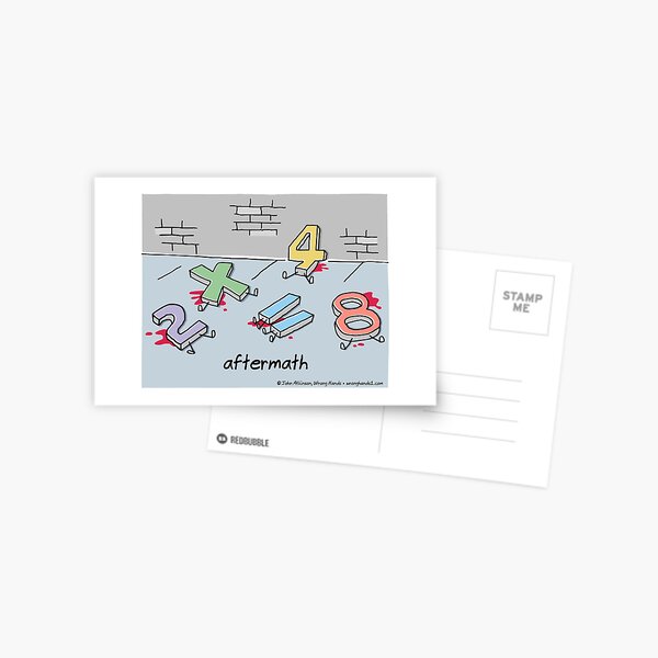 aftermath Postcard
