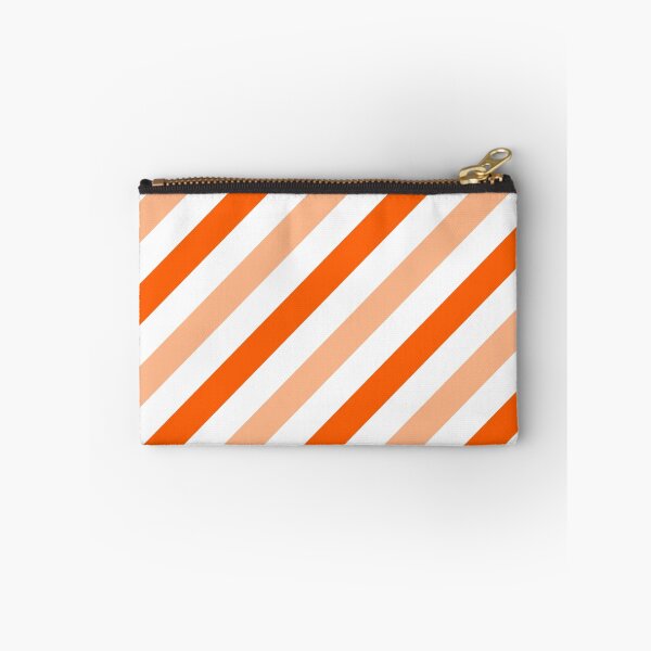 Item preview, Peach-Diagonal-Tinted-White Two-Tone Diagonal Stripes designed and sold by ImageNugget.