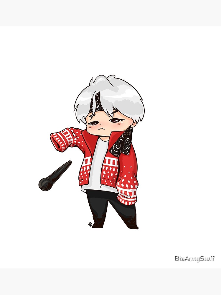 Bts Suga Cartoon Drawing