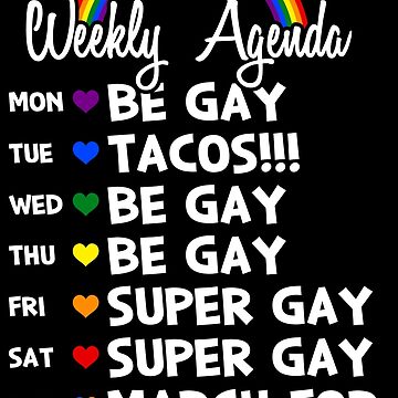 Vorschaubild zum Design The Gay Agenda - LGBT Pride Month Gift von yeoys