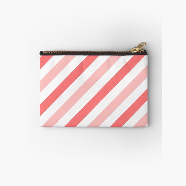 Item preview, Pink-Diagonal-Tinted-White Two-Tone Diagonal Stripes designed and sold by ImageNugget.