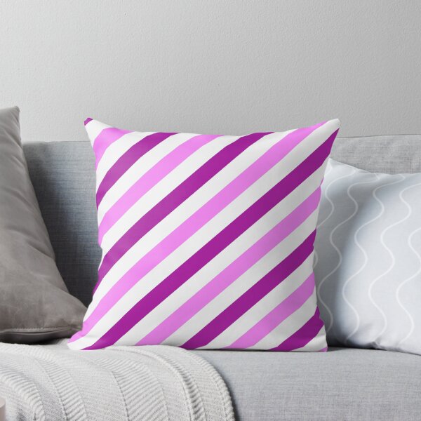 Aperçu de l'œuvre Magenta-Diagonal-Tinted-White Two-Tone Diagonal Stripes créée et vendue par ImageNugget.