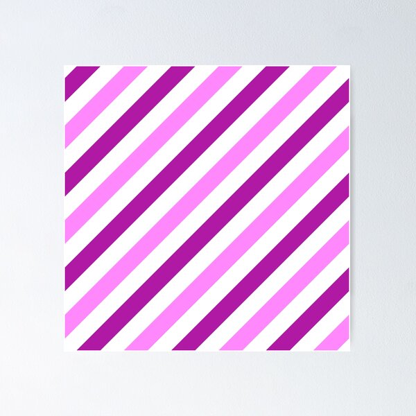 Item preview, Magenta-Diagonal-Tinted-White Two-Tone Diagonal Stripes designed and sold by ImageNugget.
