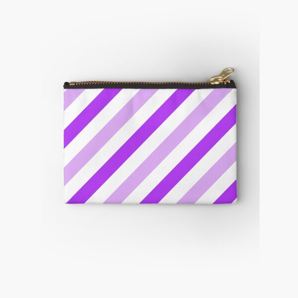 Item preview, Lilac-Diagonal-Tinted-White Two-Tone Diagonal Stripes designed and sold by ImageNugget.