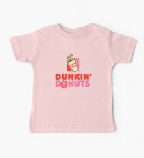 Rosa Logo Dunkin Donuts Baby T-Shirt