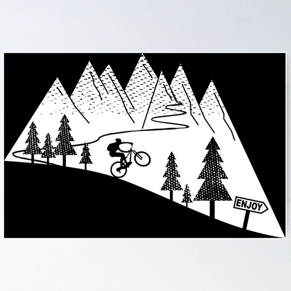 Item preview, mountain bike mtb cycling cyclist MTB gift designed and sold by Ziegenbart.