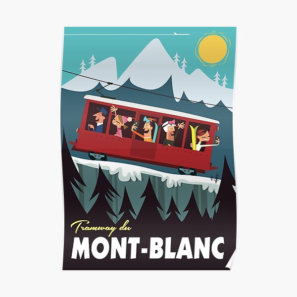 Tramway du Mont Blanc Poster