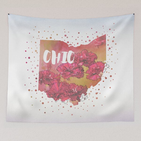 Item preview, Ohio State Flower (Red Carnation) designed and sold by Kate Lillyson.