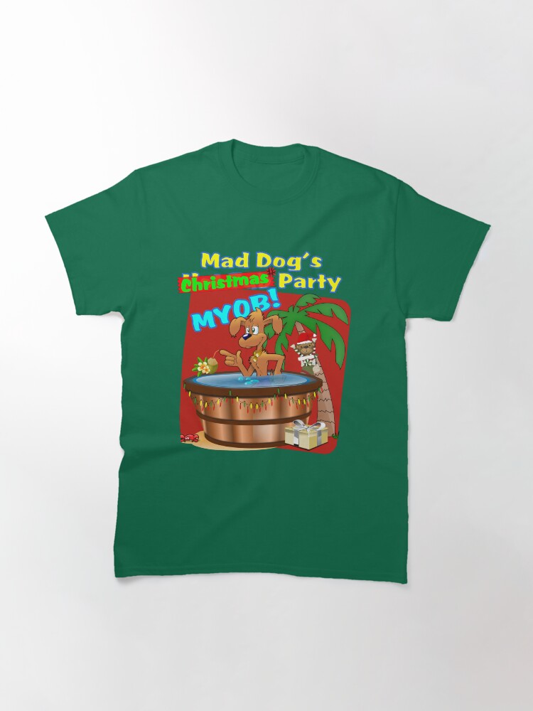Alternate view of Mad Dog's Christmas Party Classic T-Shirt