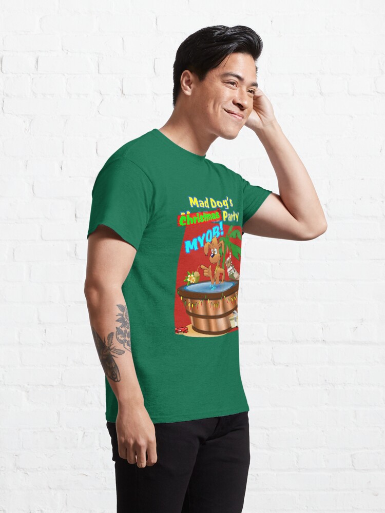 Alternate view of Mad Dog's Christmas Party Classic T-Shirt