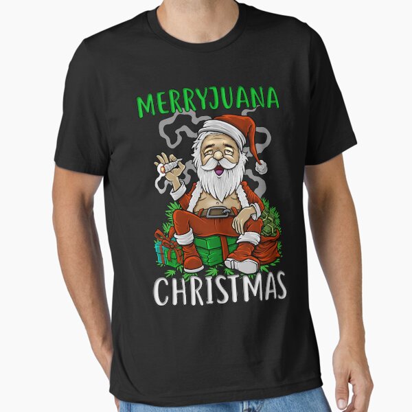 Item preview, Santa Smoking Merrijuana Christmas Funny Weed T shirt Gift designed and sold by Aqua Wear.