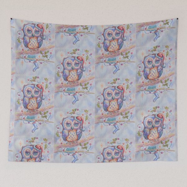 Item preview, Sleepy owl - Christmas time designed and sold by LittleLiz.