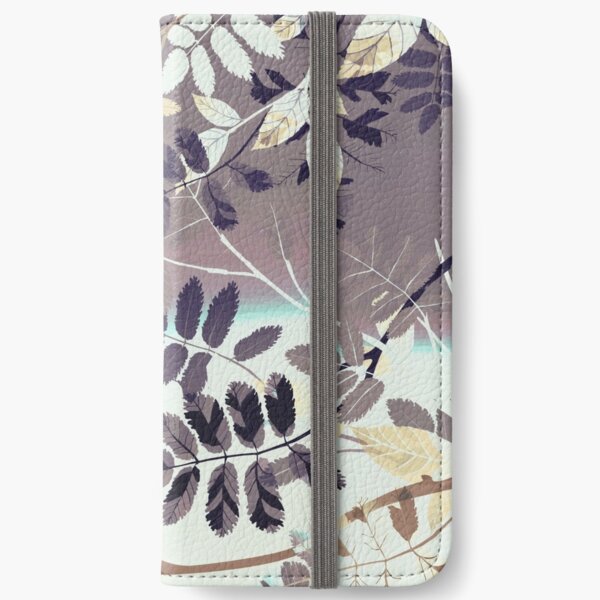 Interleaf - grey iPhone Flip-Case