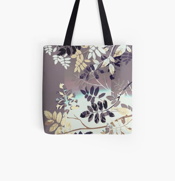 Interleaf - gray All Over Print Tote Bag