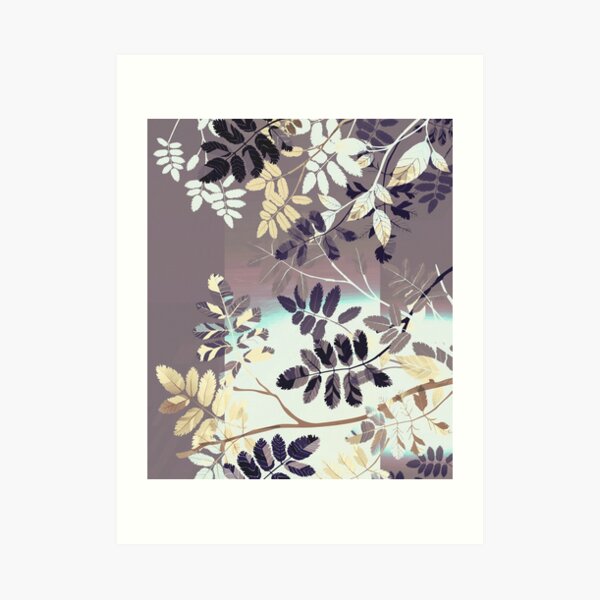 Interleaf - grey Kunstdruck