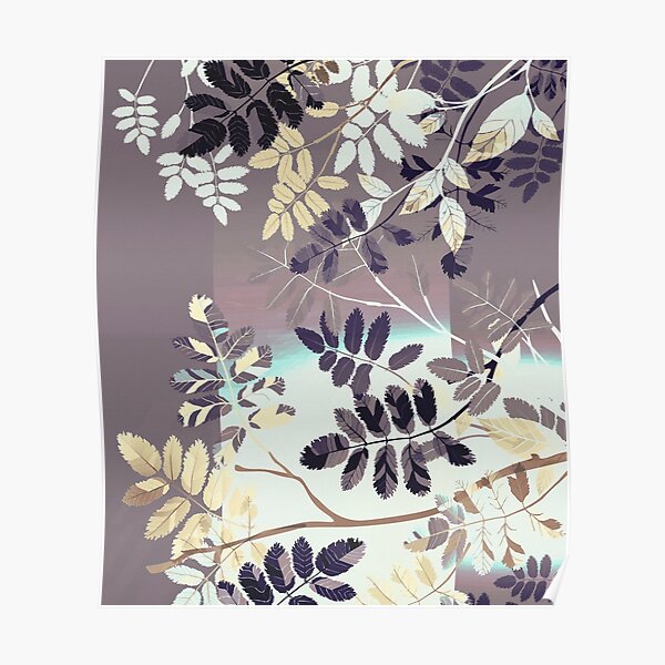 Interleaf - gray Poster