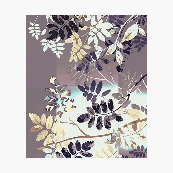 Interleaf - grey Fotodruck