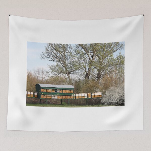 Item preview, Bee hive on field agriculture designed and sold by goceris.