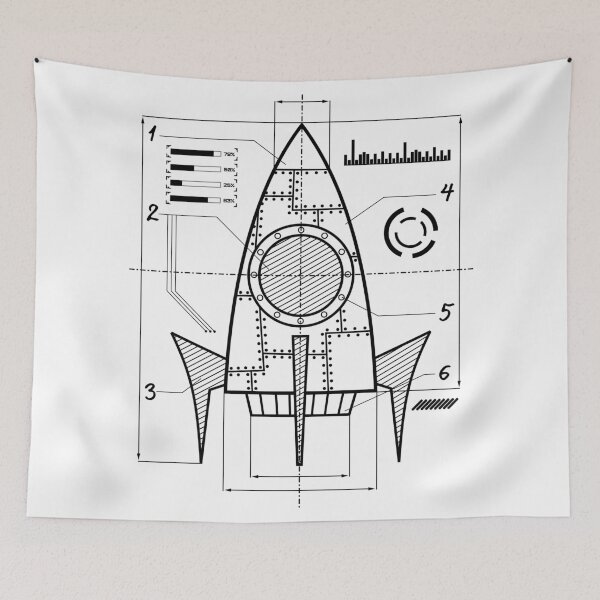 Item preview, Spaceship blueprint | Galaxy Space Spaceflight designed and sold by anziehend.