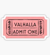 Valhalla Admit Ticket Sticker