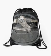 train wheels Drawstring Bag