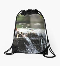 Sidecut Metropark Canal Lock Waterfall Drawstring Bag