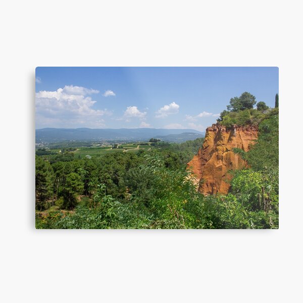 Les Ocres de Roussillon 2 Metal Print