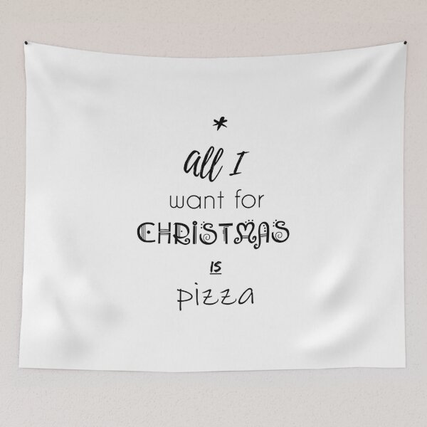 Item preview, All I Want For Christmas Is Pizza designed and sold by Fairytale Farmer.