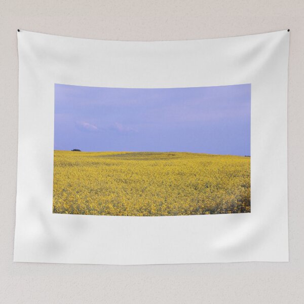 Item preview, oilseed rape field landscape summer season designed and sold by goceris.
