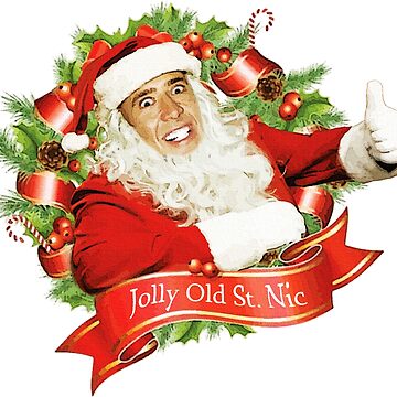 Artwork thumbnail, Nicolas Cage Christmas Jolly Old Saint Nic by Nova5