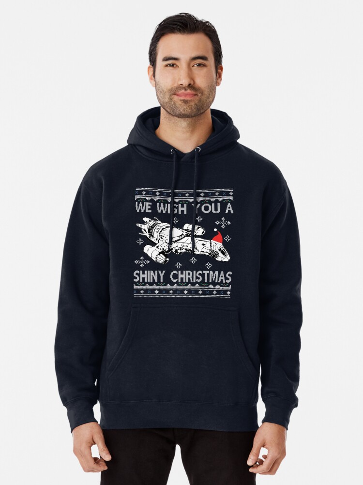 Thumbnail 1 von 5, Hoodie, Serenity Wir wünschen Ihnen ein glänzendes Weihnachten designt und verkauft von Nova5.