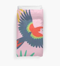 Dodging leaves Duvet Cover