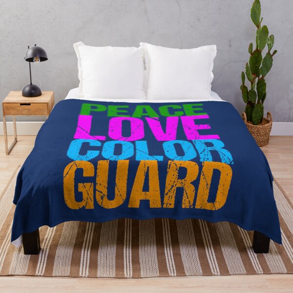 Item preview, Peace Love Color Guard designed and sold by Epic Love Designs.