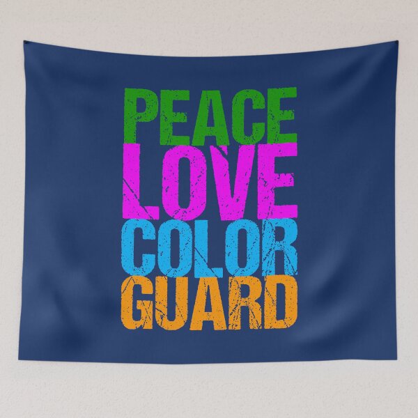 Item preview, Peace Love Color Guard designed and sold by Epic Love Designs.
