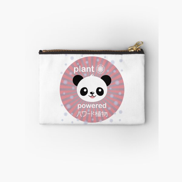 Item preview, Pink kawaii plant powered vegan panda designed and sold by drewmonkey.