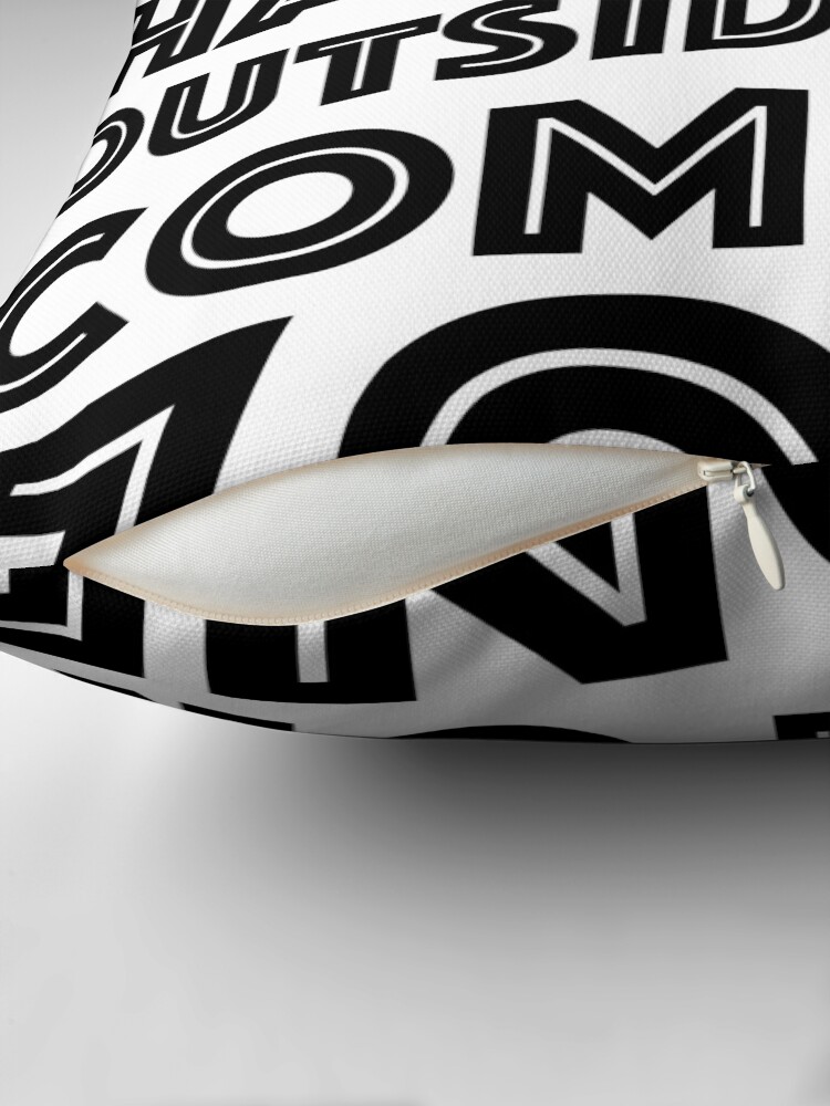 Thumbnail 2 of 4, Pillow, The magic happens outside your comfort zone! designed and sold by byrayray.