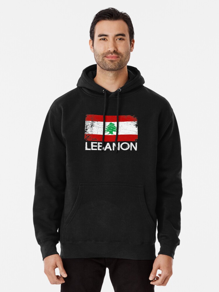 Lebanese Flag T-Shirt | Vintage Made In Lebanon Gift