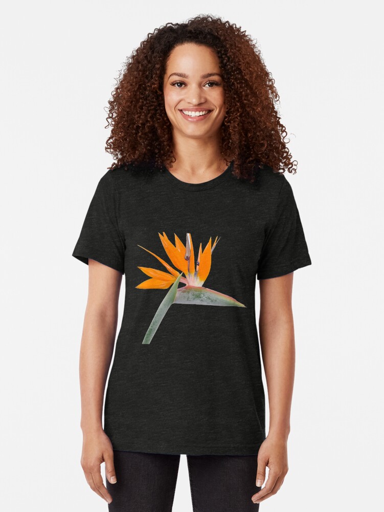 Thumbnail 2 of 6, Tri-blend T-Shirt, Flower Bird designed and sold by roggcar.