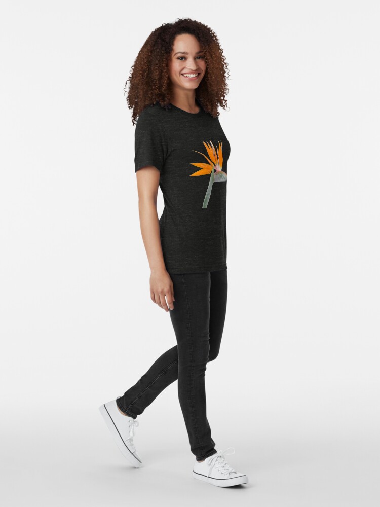 Thumbnail 3 of 6, Tri-blend T-Shirt, Flower Bird designed and sold by roggcar.