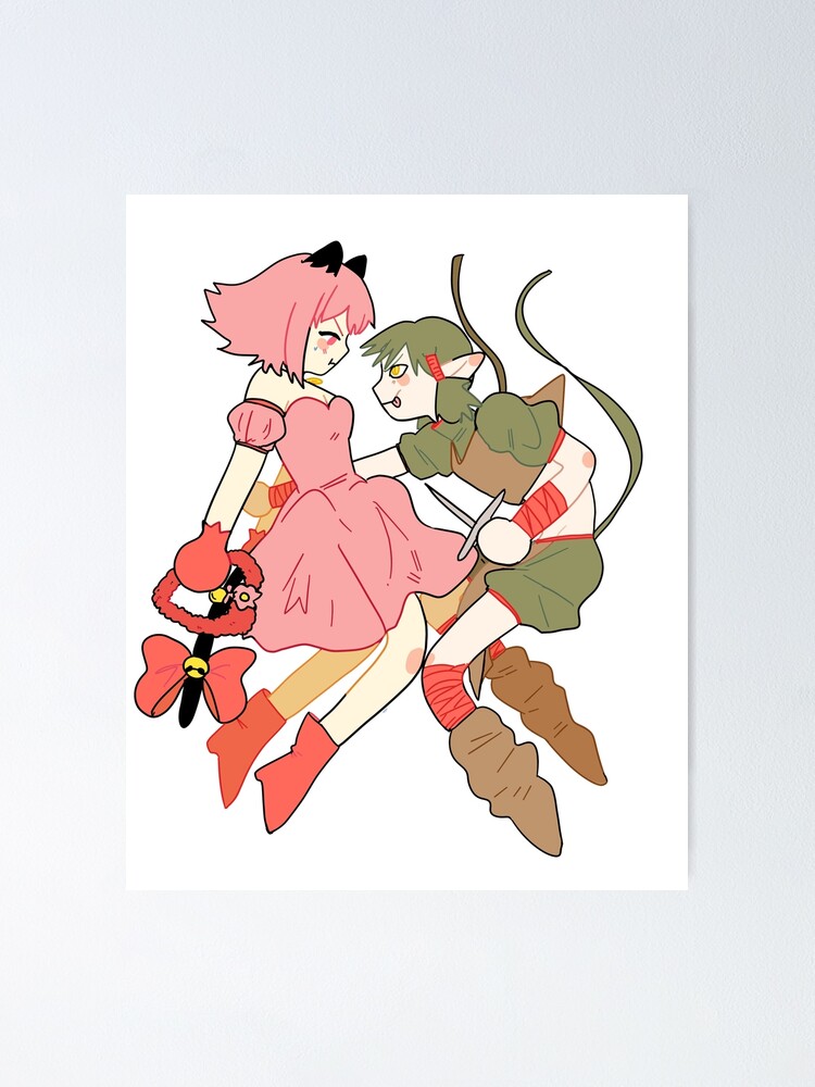 Tokyo Mew Mew Ichigo Kisshu Zoey Dren Poster By Catoad Redbubble