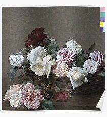 Ein Korb mit Rosen Poster