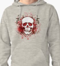 Grunge Skull Pullover Hoodie