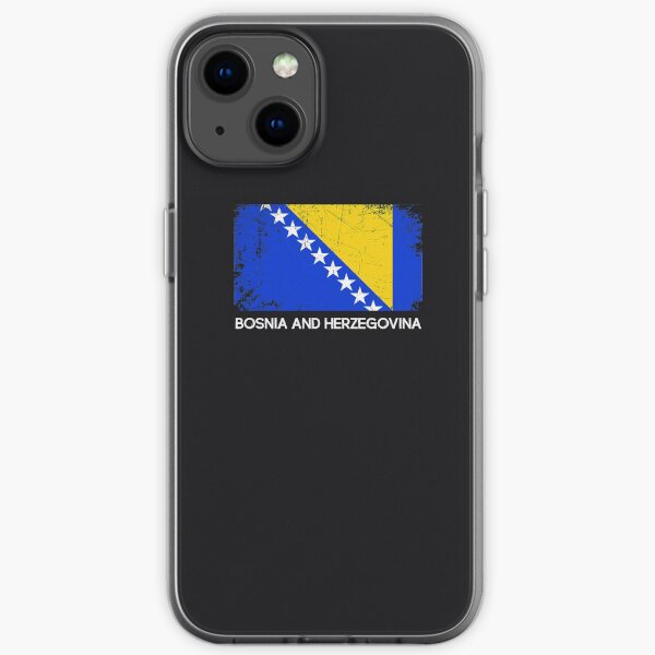 Flaggenentwurf | Vintage Made in Bosnien und Herzegowina Geschenk iPhone Flexible Hülle