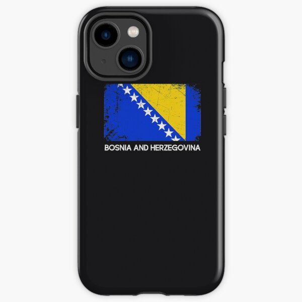 Flaggenentwurf | Vintage Made in Bosnien und Herzegowina Geschenk iPhone Robuste Hülle