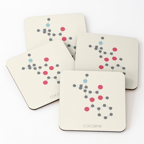 Item preview, Cocaine stimulant drug molecule designed and sold by molekuul.